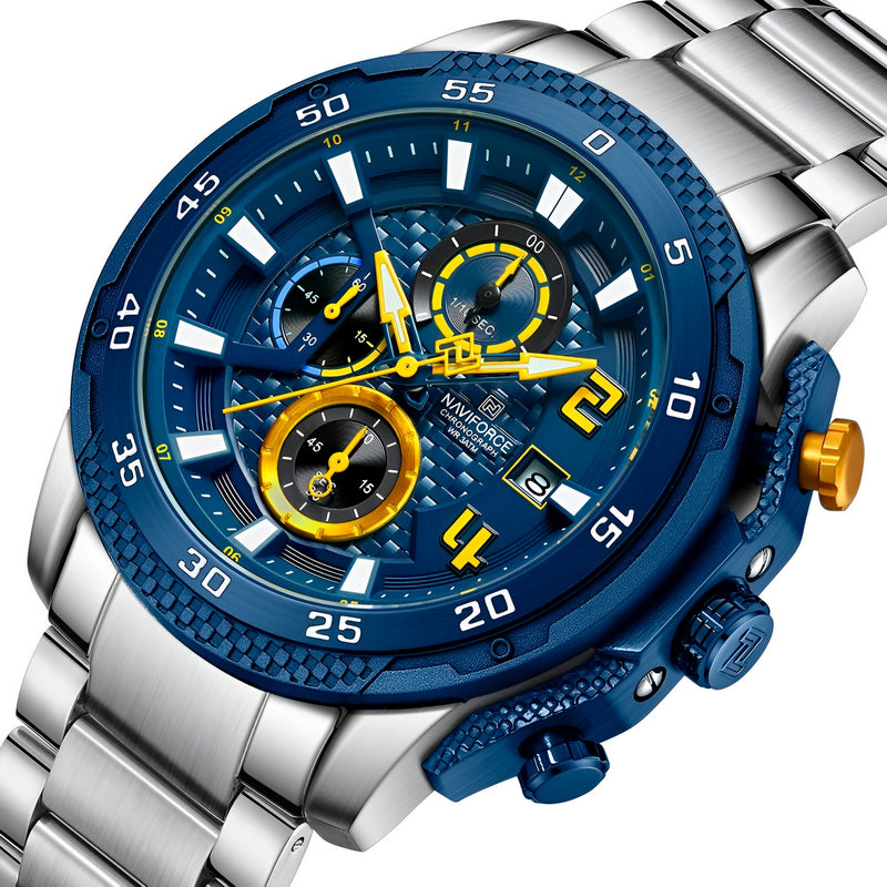 Reloj Naviforce Casual Nf8047s Crono Hom