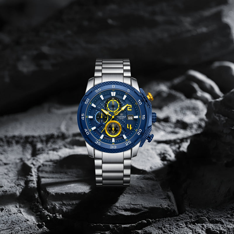 Reloj Naviforce Casual Nf8047s Crono Hom