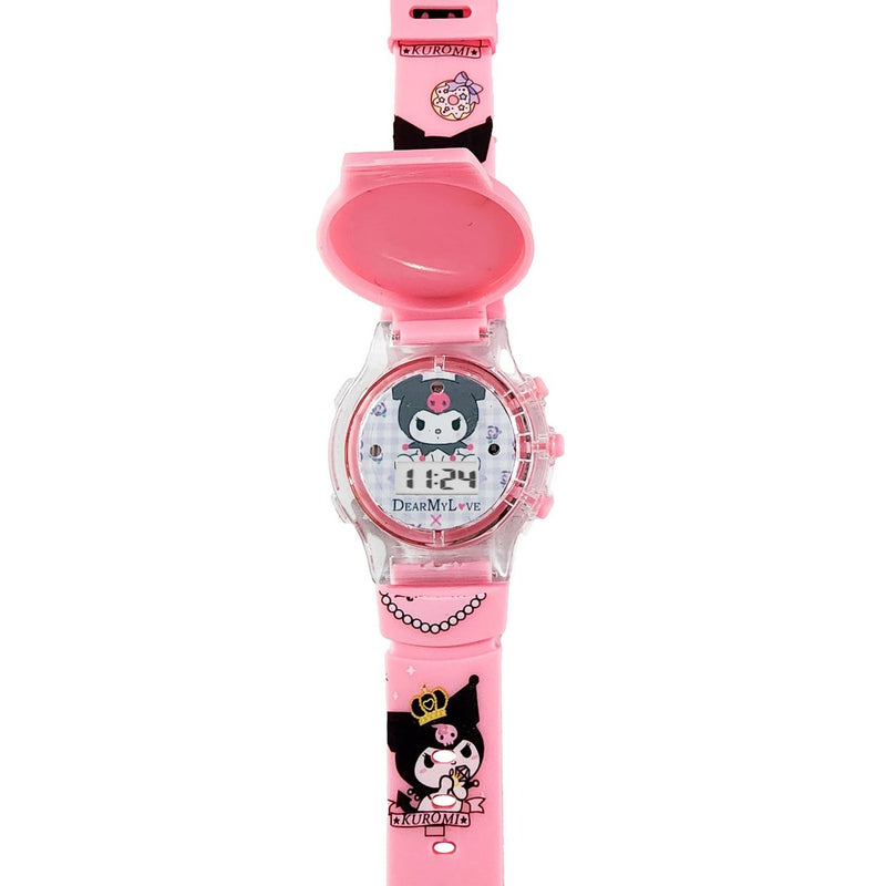 Reloj Niñas Digital Tapa Infantil Luces