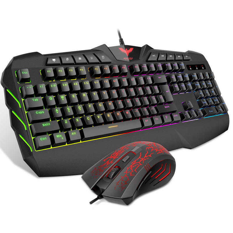 Duo Teclado Mouse Óptico Gamer
