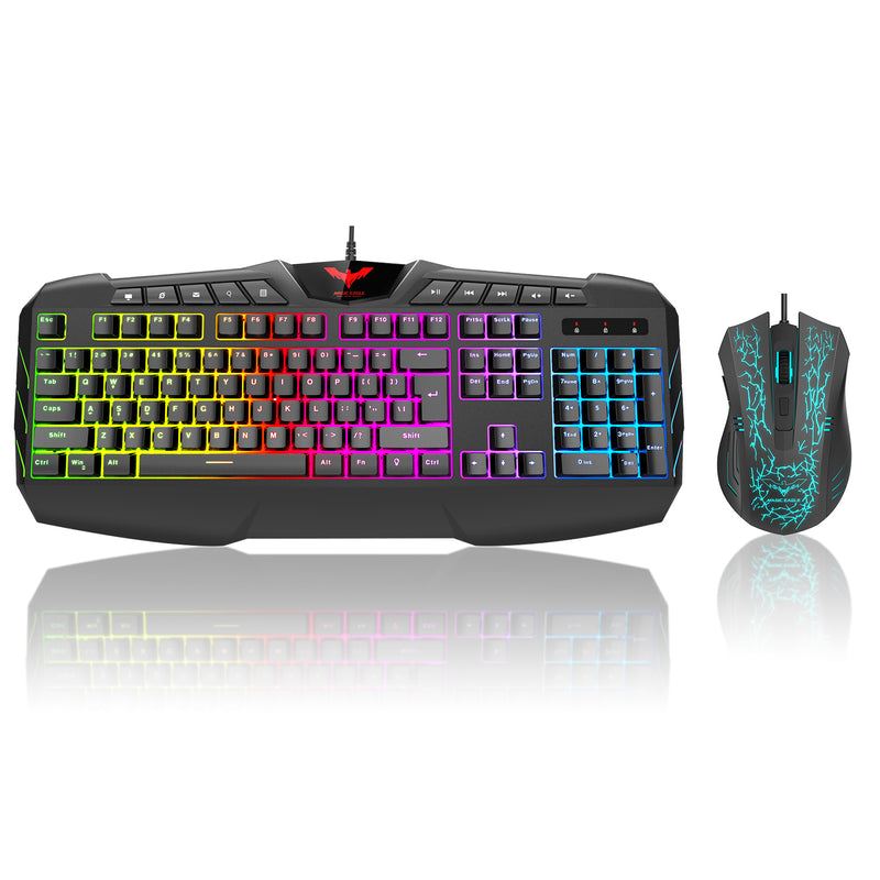 Duo Teclado Mouse Óptico Gamer
