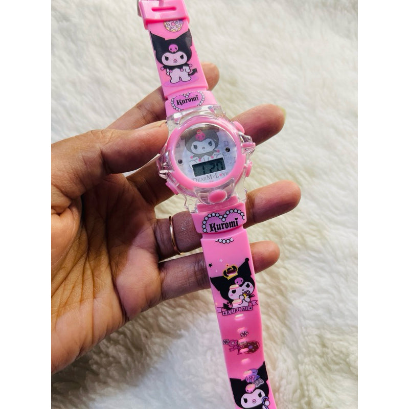 Reloj Niñas Digital Tapa Infantil Luces